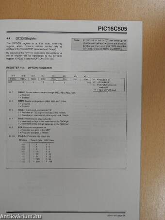 Microchip PIC16C505 Data Sheet