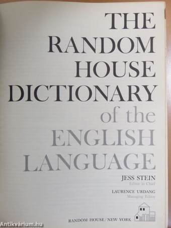 The Random House Dictionary of the English Language