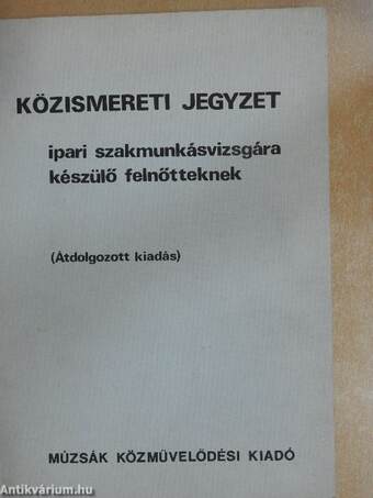 Közismereti jegyzet