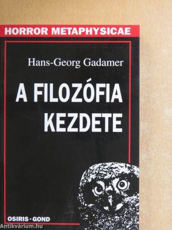 A filozófia kezdete