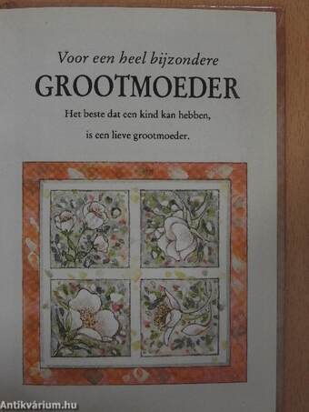 Voor een heel bijzondere Grootmoeder