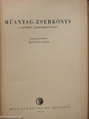 Műanyag-zsebkönyv