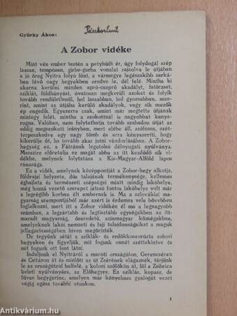 A Zobor vidéke