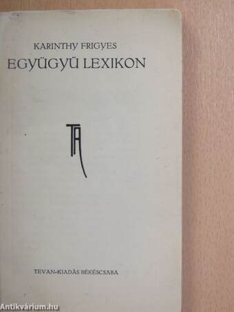 Együgyü lexikon