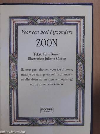 Voor een heel bijzondere Zoon