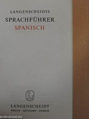 Langenscheidts Sprachführer Spanisch