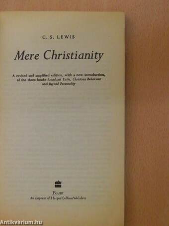 Mere Christianity