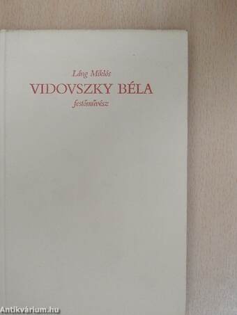 Vidovszky Béla