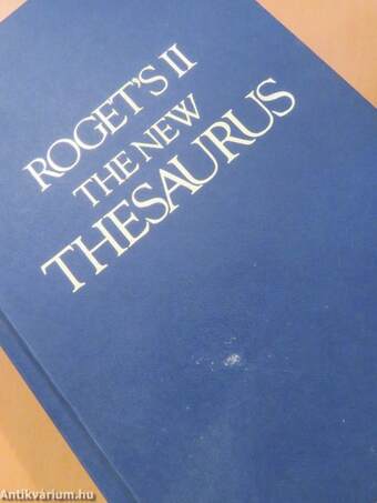 Roget's II: The New Thesaurus