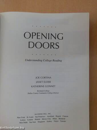 Opening Doors