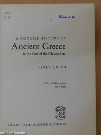 A concise history of Ancient Greece