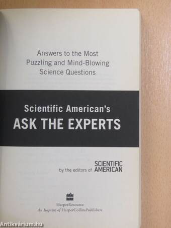 Scientific American's Ask the Experts