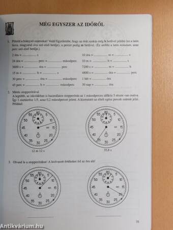 Természetismeret munkafüzet 6.