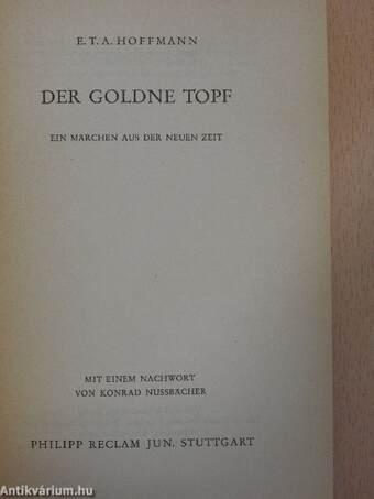 Der goldne Topf