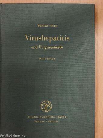 Virushepatitis und Folgezustände