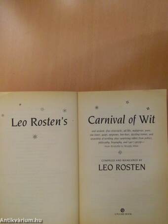 Leo Rosten's Carnival of Wit