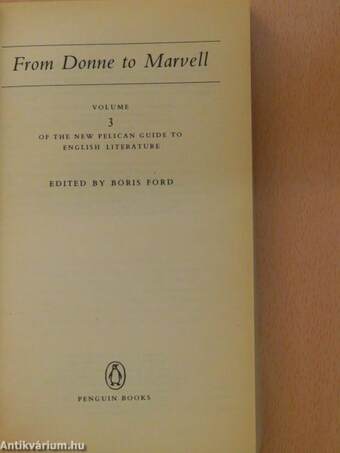 From Donne to Marvell