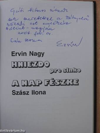 A nap fészke (dedikált példány)