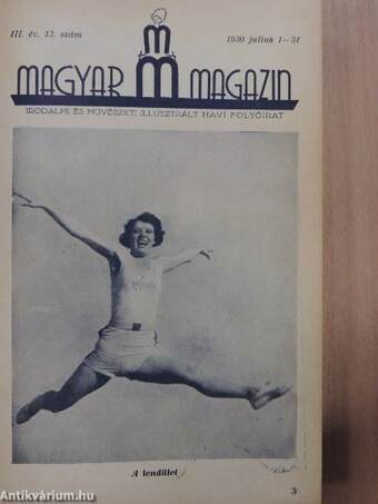 Magyar Magazin 1930. julius-december (fél évfolyam)