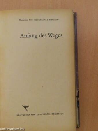 Anfang des Weges