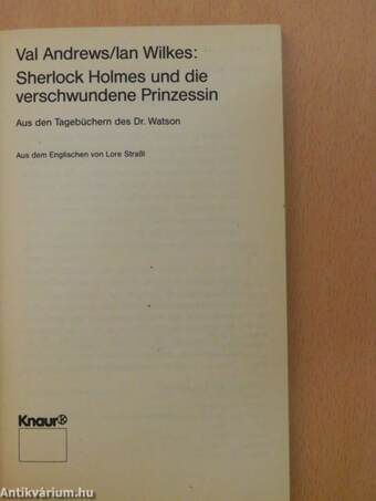 Sherlock Holmes und die verschwundene Prinzessin