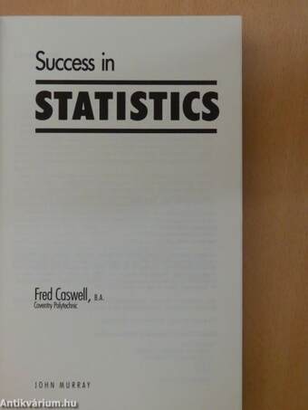 Success in Statistics