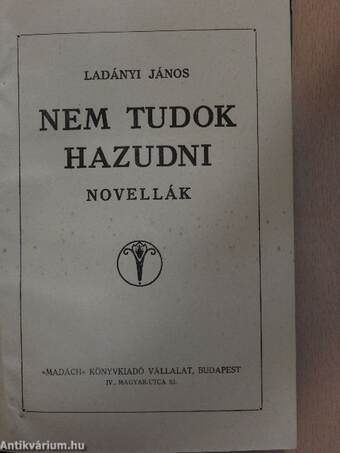 Nem tudok hazudni