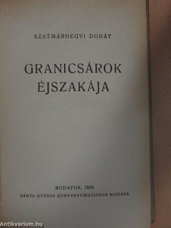 Granicsárok éjszakája