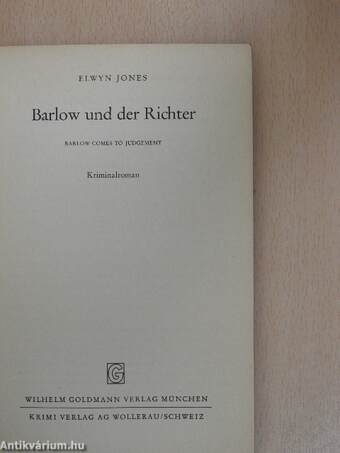 Barlow und der Richter