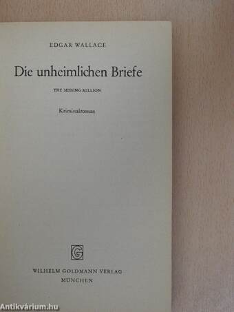 Die unheimlichen Briefe