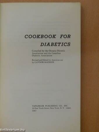 Cookbook for Diabetics