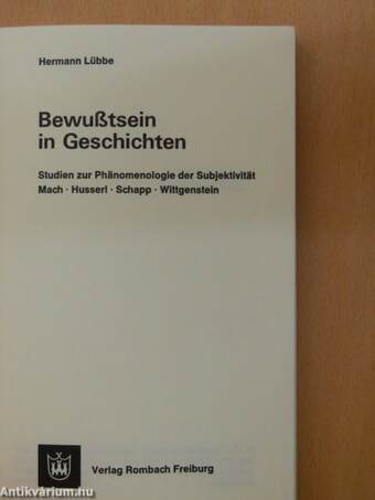 Bewußtsein in Geschichten