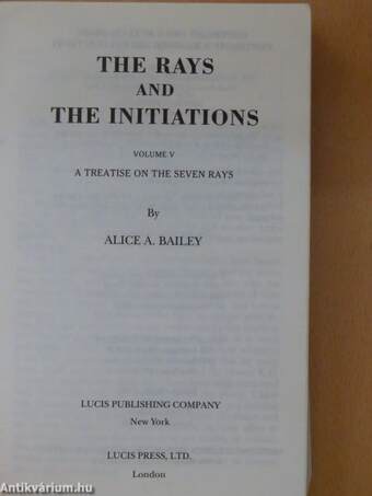 The Rays and the Initiations