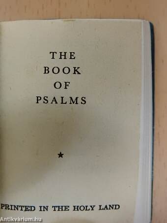The book of Psalms (minikönyv)