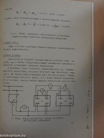 Transzformátorok vizsgálata