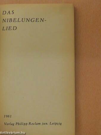 Das Nibelungenlied