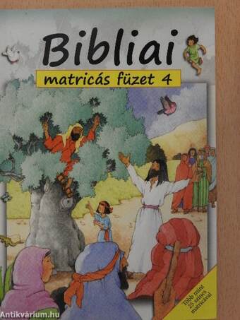 Bibliai matricás füzet 4.