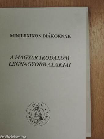 A magyar irodalom nagy alakjai