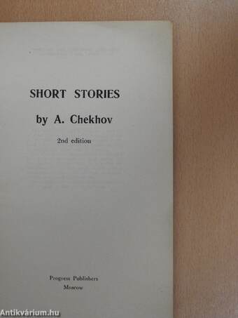 Short Stories by A. Chekhov