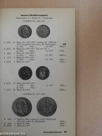 Kleiner deutscher Münzkatalog 1984