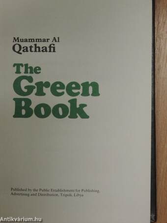 The Green Book I-III.