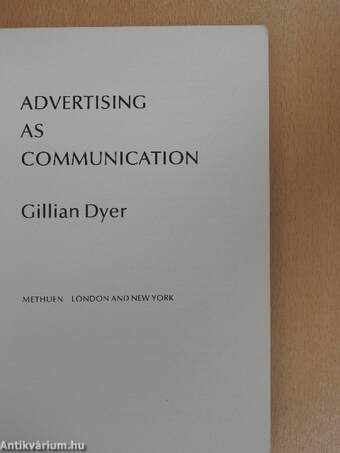 Advertising as Communication