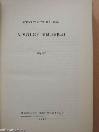 A völgy emberei