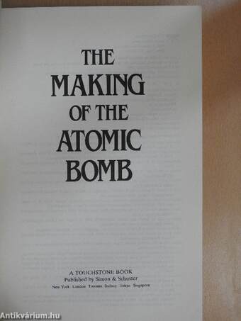 The Making of the Atomic Bomb