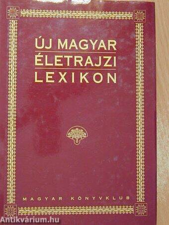 Új magyar életrajzi lexikon II. (töredék)