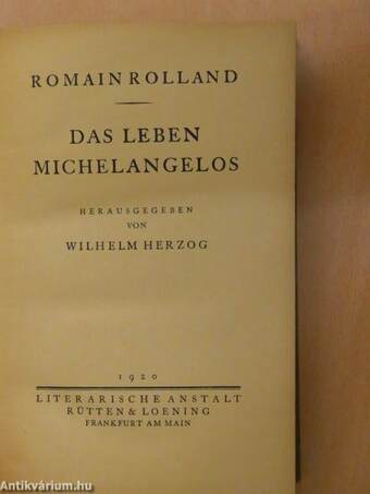 Das Leben Michelangelos