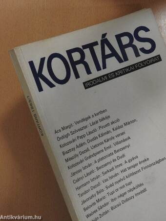 Kortárs 1983. (nem teljes évfolyam)