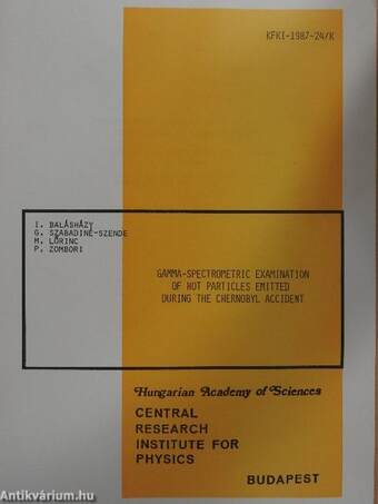 Gamma-spectrometric examination of hot particles emitted during the Chernobyl accident