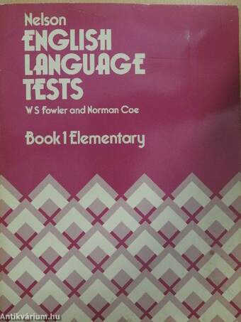 Nelson English Language Tests Book 1