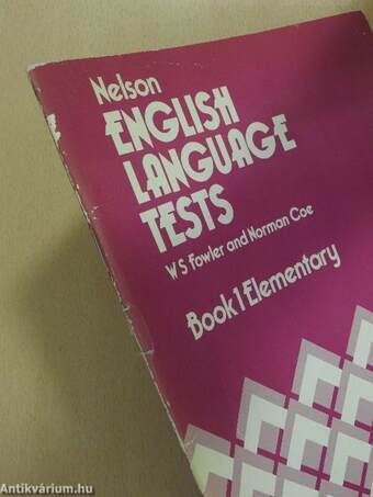 Nelson English Language Tests Book 1